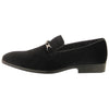 Black Smoker Casual Slip on w/ Buckle