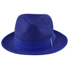 Blue/White Summer Straw Hat