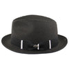 Black/White Summer Straw Hat