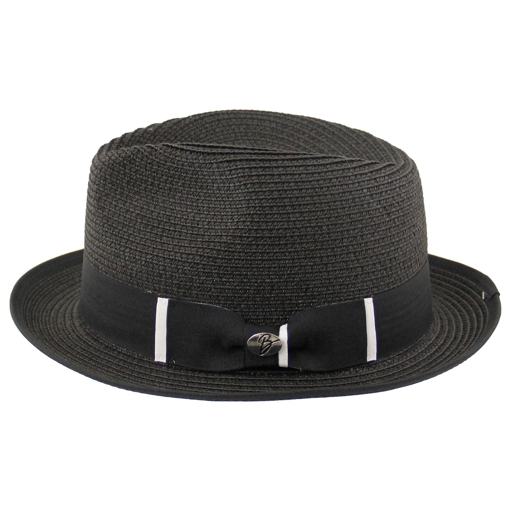 Black/White Summer Straw Hat