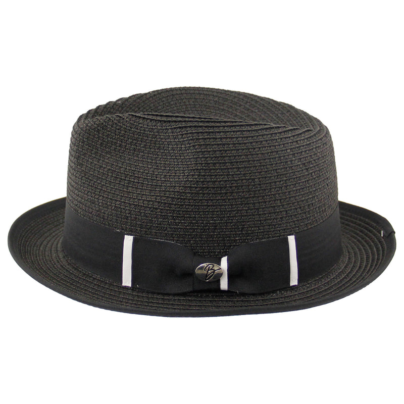 Black/White Summer Straw Hat