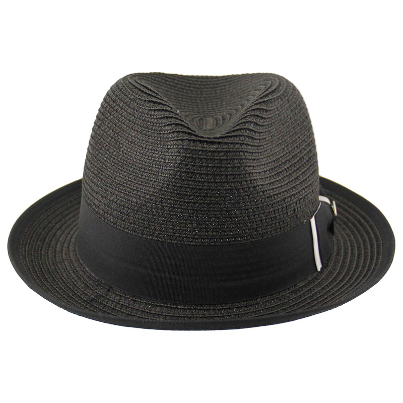 Black/White Summer Straw Hat