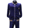 Stacy Adams Navy Velour Jogging Suits