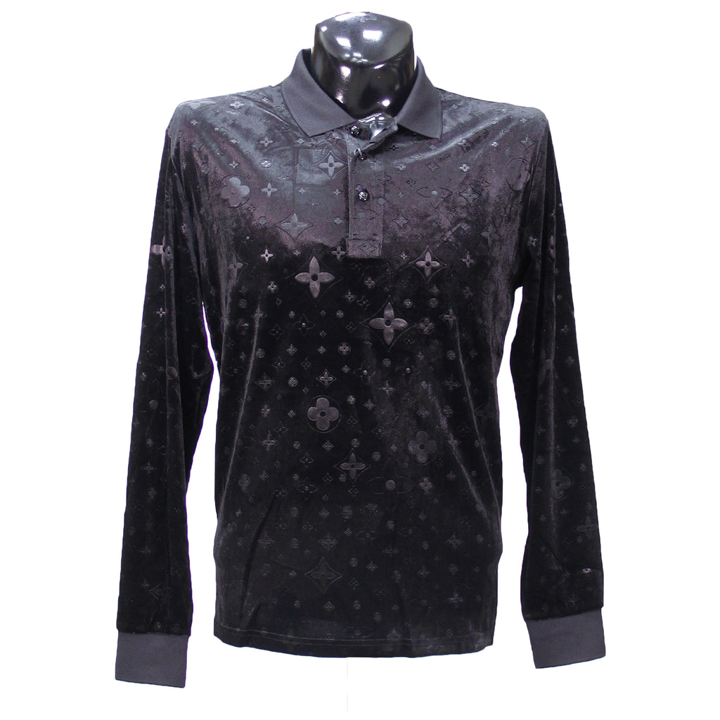 Black Diamond Long Sleeve Polo Shirt