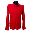 Red Fancy Long Sleeve Button Up