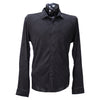 Black GEO Fancy Long Sleeve Button Up
