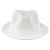 Solid White Straw Hat