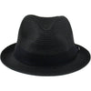 Black Leonardo Straw Hat