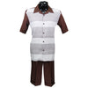Brown Matching Short Set