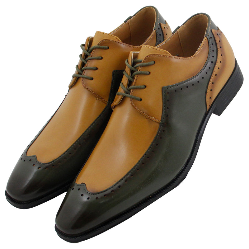 Olive/Camel Lace Up