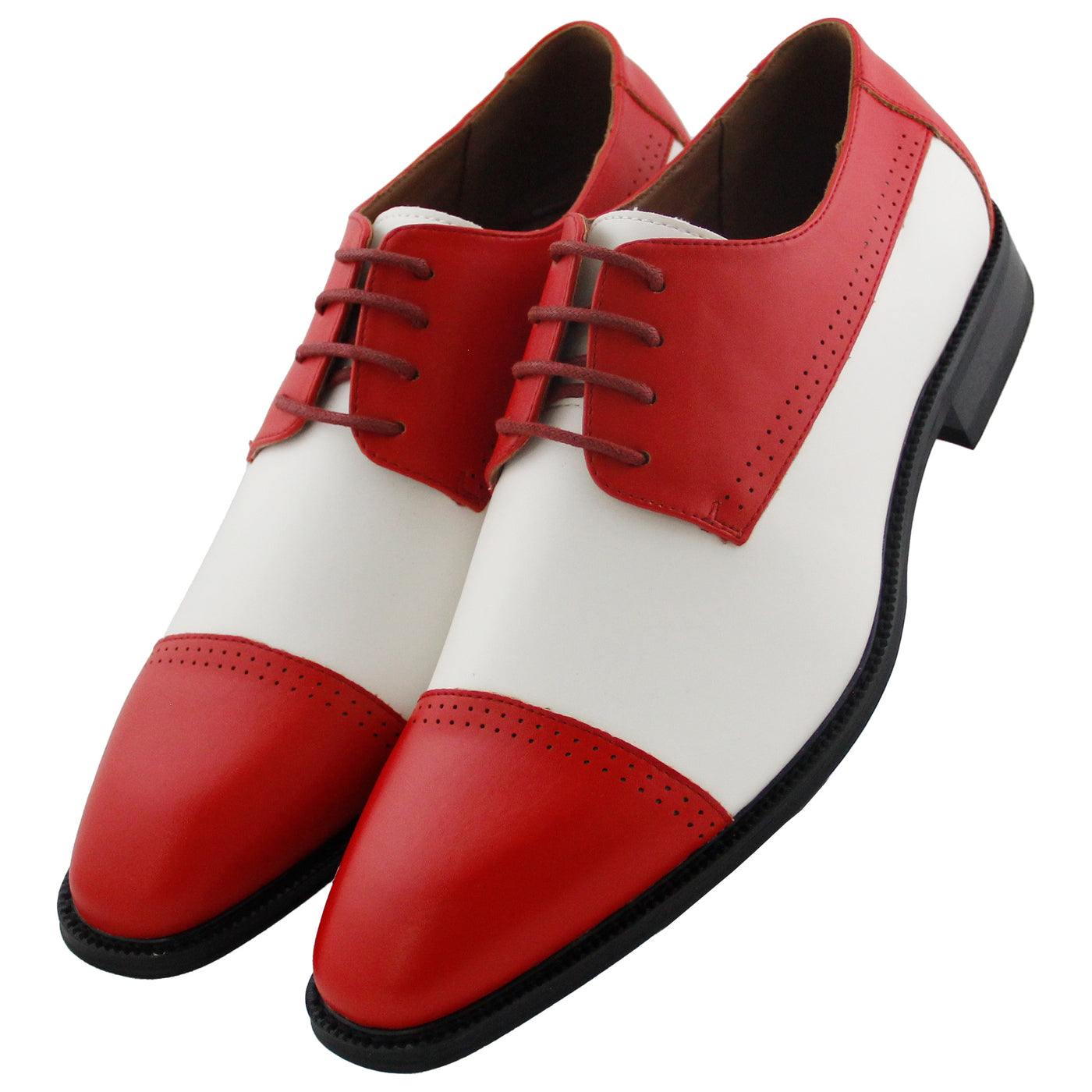 Red/White Oxford – Step 'N Style