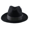Black Guiliano Wool Felt Fedora
