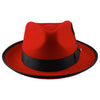 Red Brooks Wool Felt Fedora