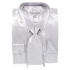 Satin Shirt and Tie - DE