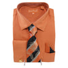 Rust Dress Shirt and Tie Combo