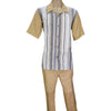 Beige Short Sleeve Set 2PC Set