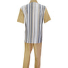 Beige Short Sleeve Set 2PC Set