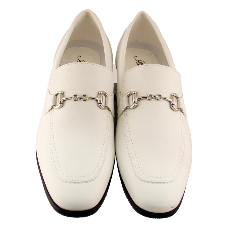 White Slip On Loafer