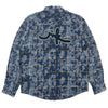 Navy Makobi Big Men Berteli Plaid Shirt