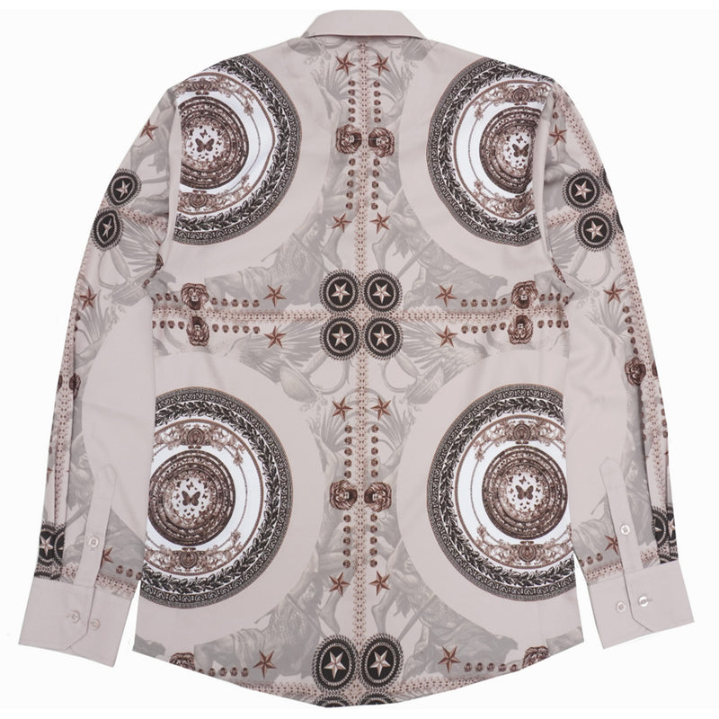 Khaki Makobi Big Men Barbato Long Sleeve