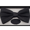 Solid Bow Tie w/ Handkerchief