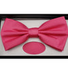 Solid Bow Tie w/ Handkerchief