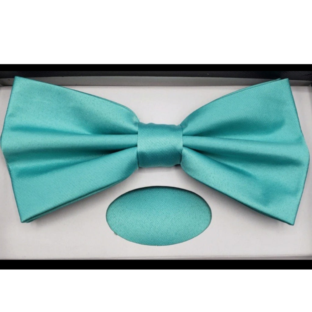 Solid Bow Tie w/ Handkerchief