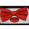 Solid Bow Tie w/ Handkerchief