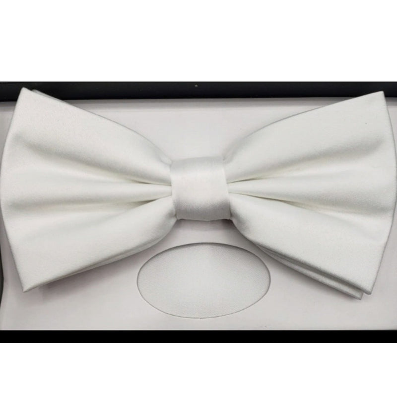Solid Bow Tie w/ Handkerchief
