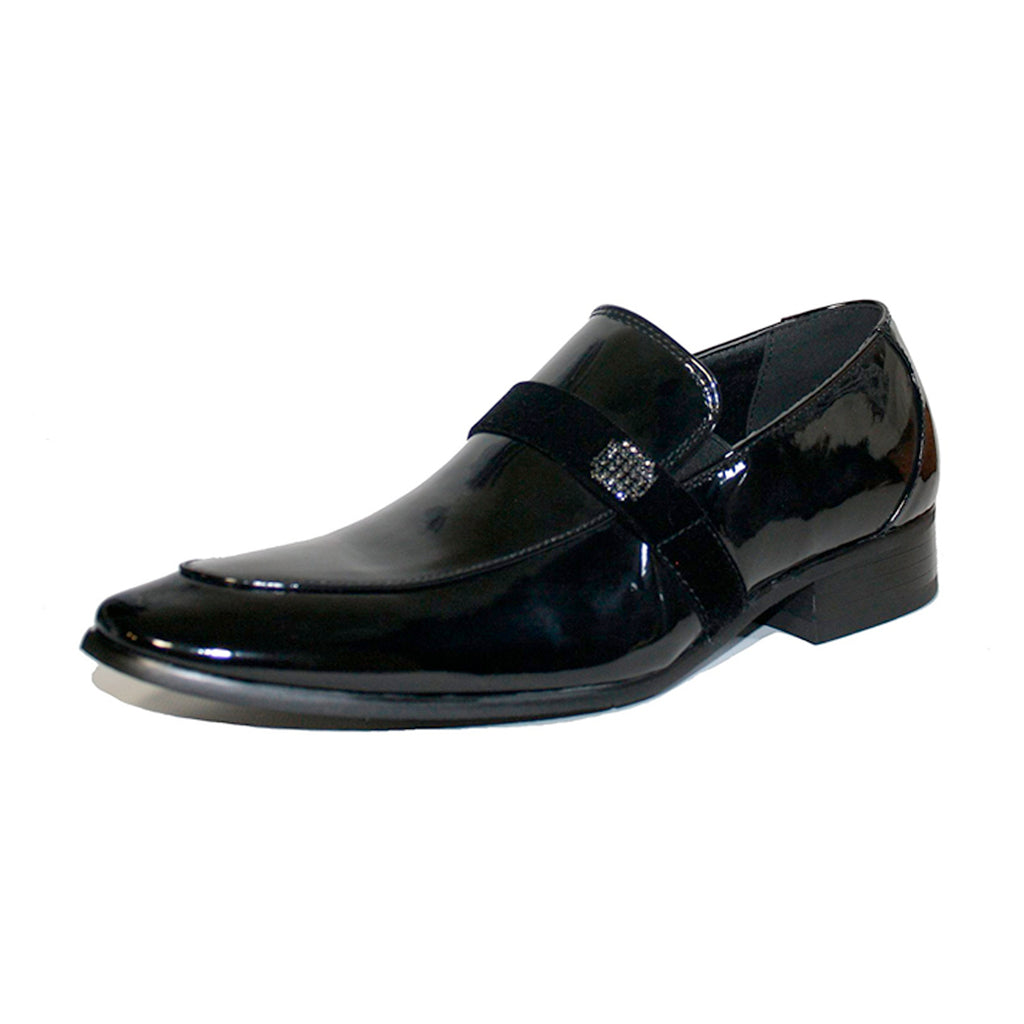 Black Slip on Tuxedo Shoe