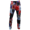 Navy/Red Bandana Print Velour Jogging Suit