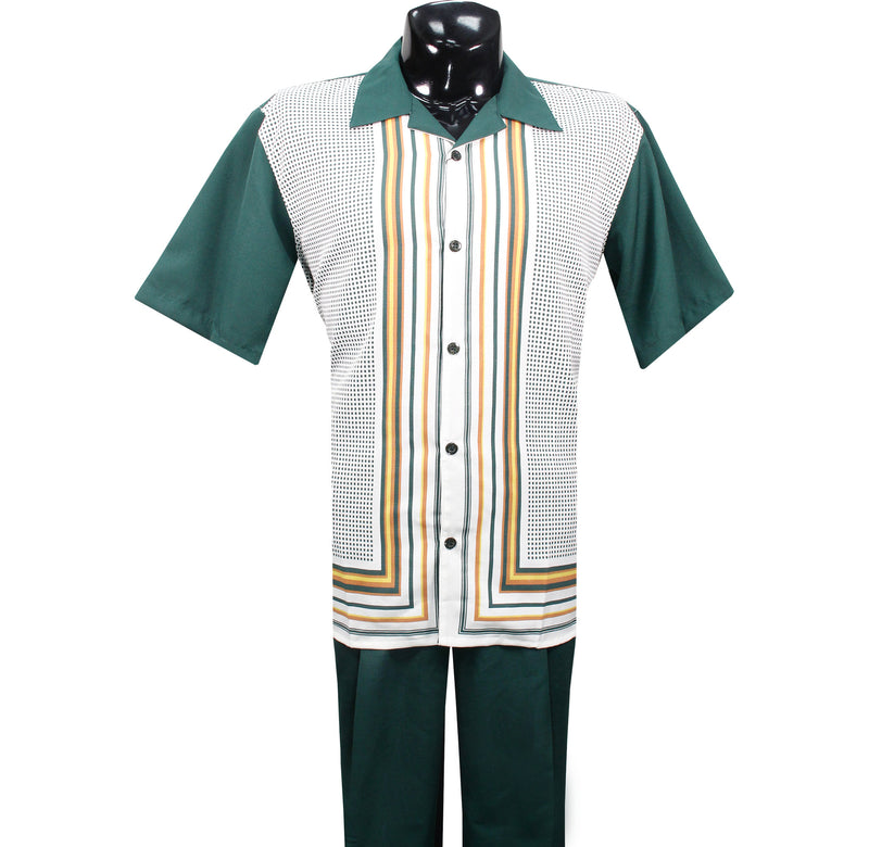 Green/White 2pc Set