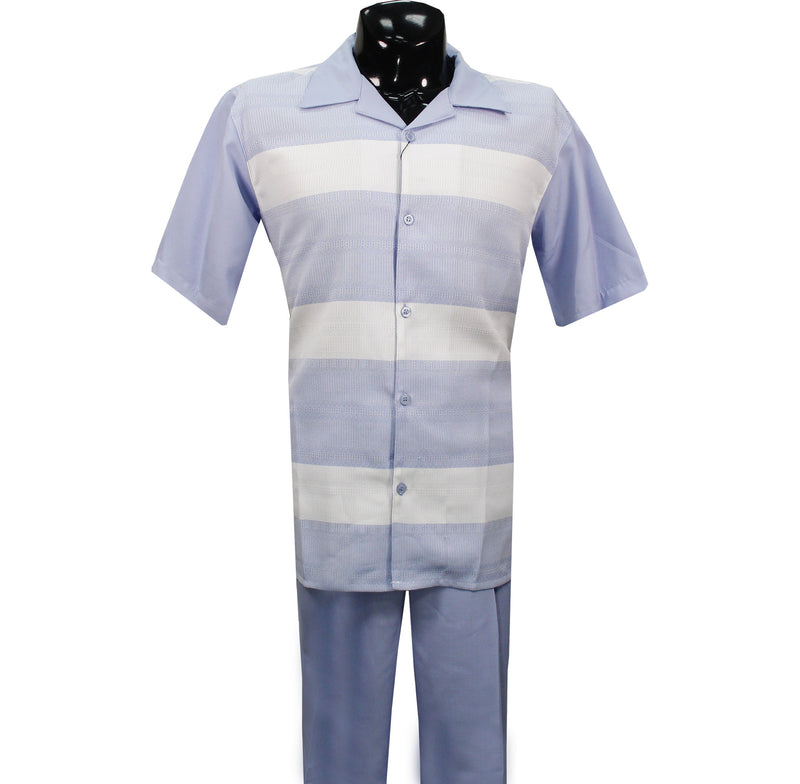 Light Blue/White 2pc Set