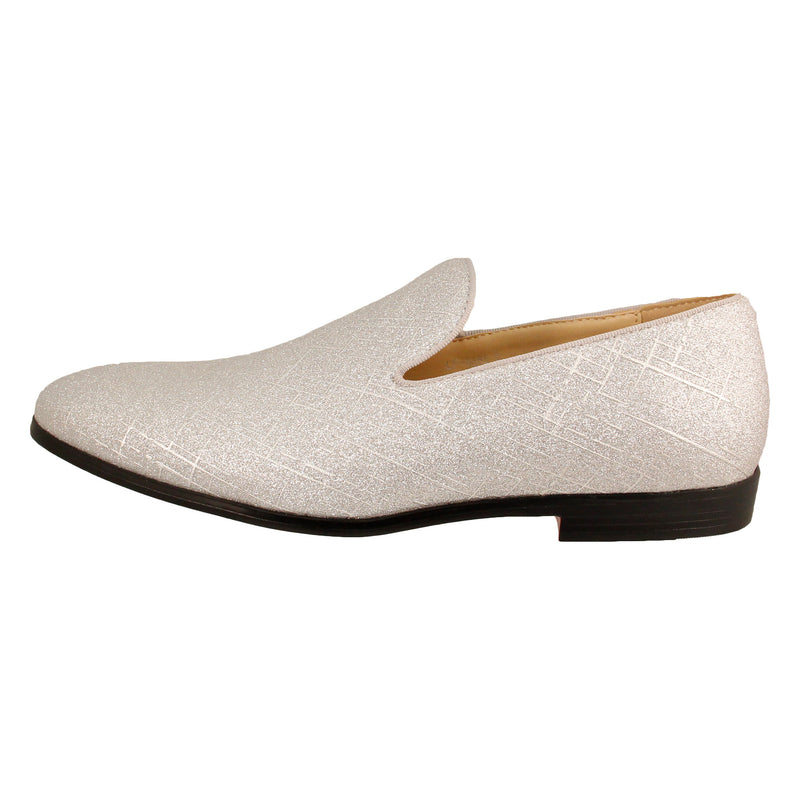 Silver Metallic Slip On