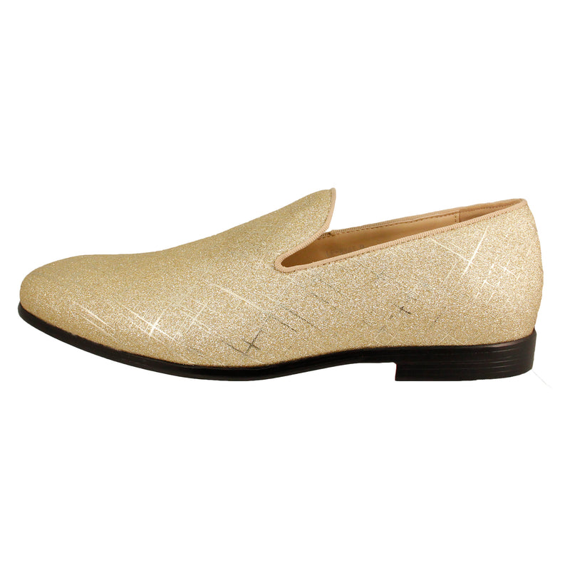 Gold Metallic Slip On