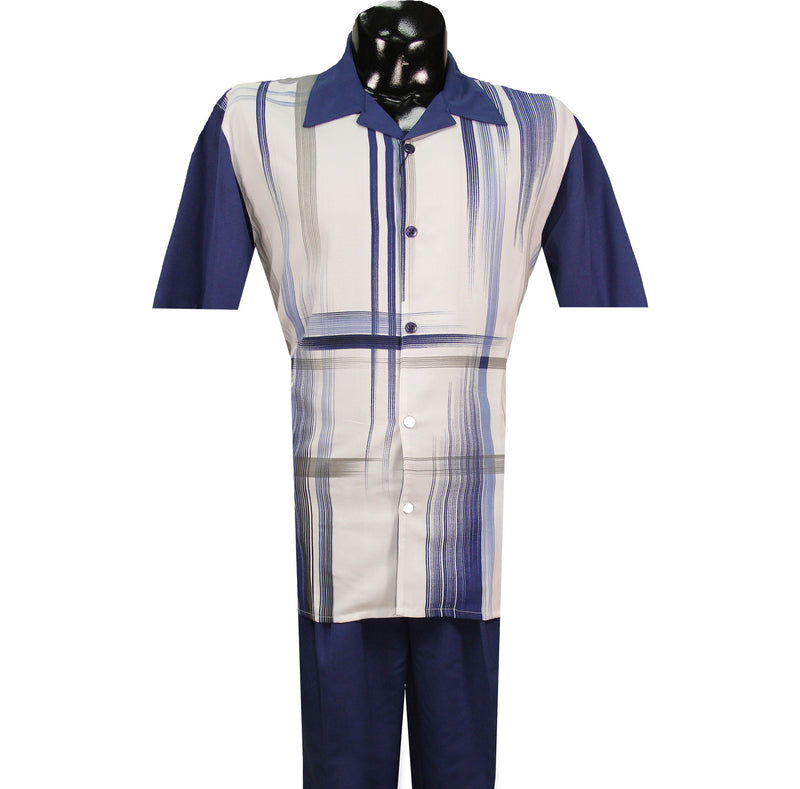 Navy Stripped Montique