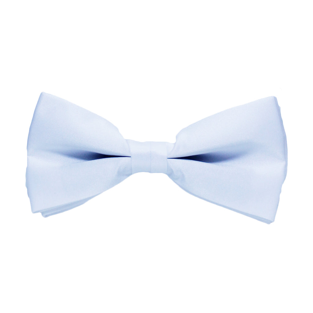 Solid White Bow Tie