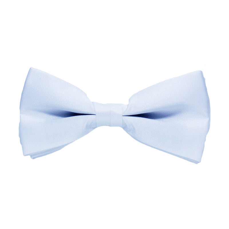 Solid White Bow Tie