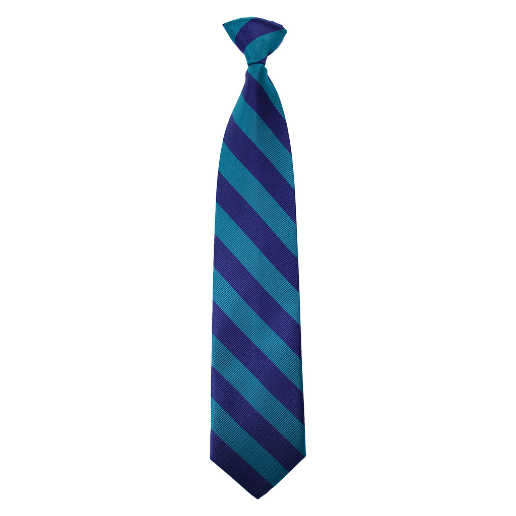 Navy/Green Adjustable tie with Velcro closure