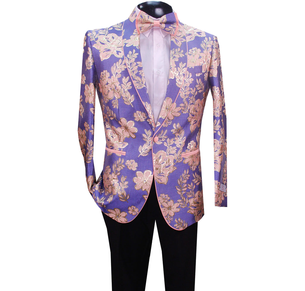 Pink/Blue  Rose Gold Kent Park Blazer